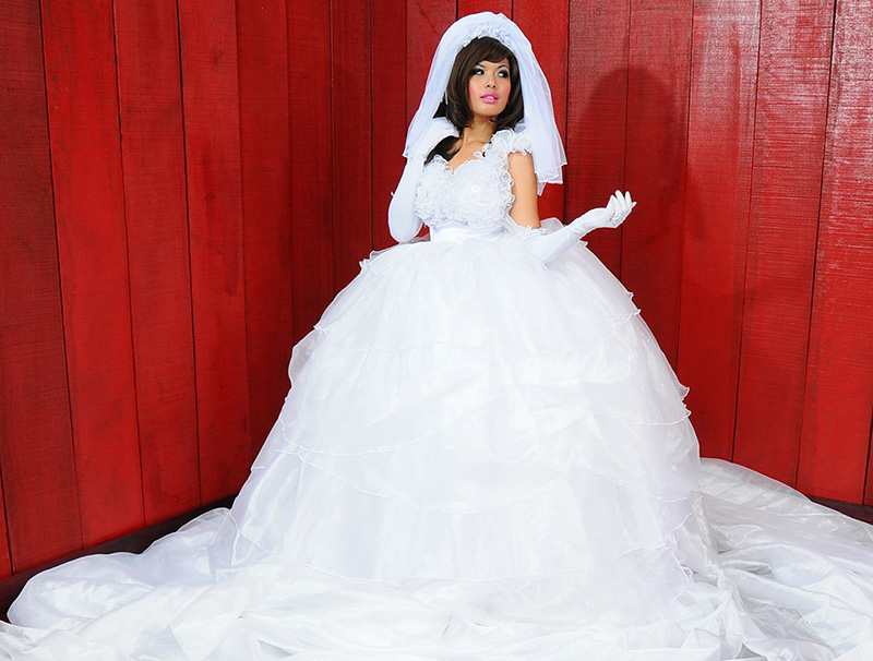 sissy bridal wedding gown 5